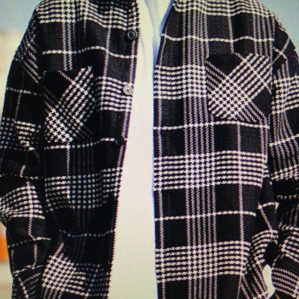 Street Fashion Casual Plaid Texture Shirt Modern